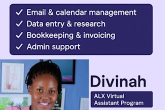 be your reliable and organized virtual assistant for admin and finance tasks