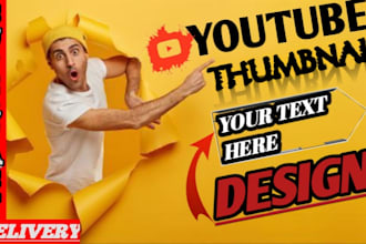 design costum vibrant youtube thumbnail