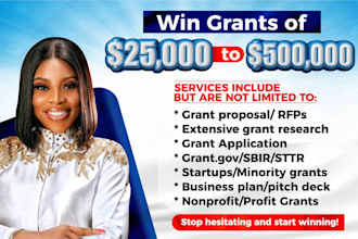 do grant proposal grant writing for startups, 501c3, grant application rfp grant
