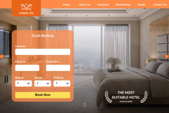 build your travel tour website, tourism website and hotel booking website