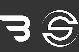 do unique modern minimalist business logo designs for your brand