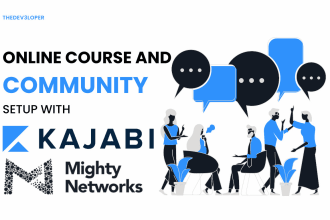 do kajabi website design and mighty networks community setup