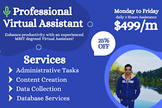 be your virtual assistant for all administrative needs