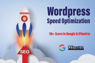 do wordpress speed optimization for google pagespeed insight, gtmetrix 90 score