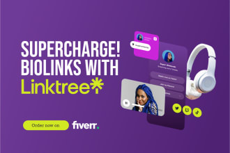 setup and customize linktree bio link to supercharge social media and brands