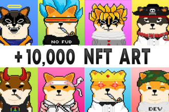 create a pixel art nft collection for your project