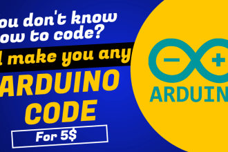 write you an arduino code for your any project