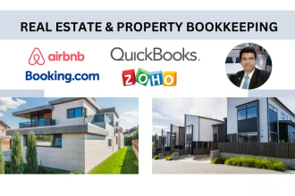 bookkeep for airbnb property real estate in quickbooks