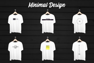 design minimalist t shirt and custom tshirt design