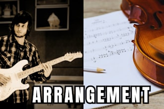 make professional arrangements or soundtrack in any style