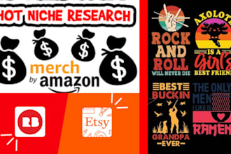 research t shirt design niches and keywords for MBA redbubble