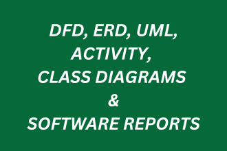 draw dfd, erd, activity, class, or uml diagrams