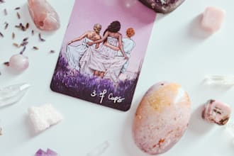 provide an intuitive love reading using cartomancy