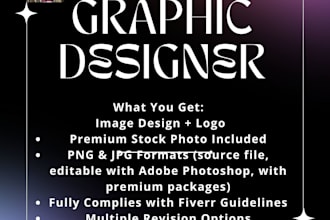 photoshop editing, graphic designing logo job professionally