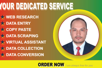 do best web research, virtual assistant, data entry, copy pest in 24 hours