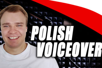 record polish voiceover for you as native