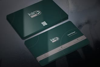 create modern business cards