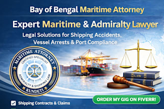 be your maritime attorney for legal matters across the bay of bengal, india