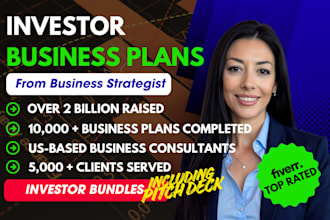 draft a professional investor ready package