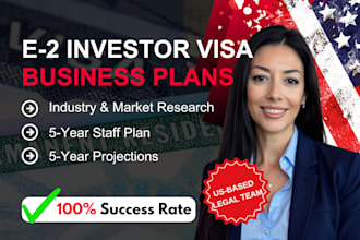 develop an immigration business plan for e2