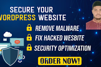 do wordpress malware removal and also clean virus , malware