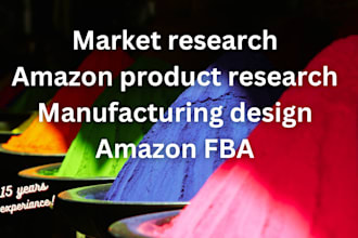 do searching, sourcing products for targeted country