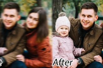 professional image enhancement and blurry image fix services
