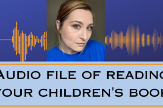 provide an audio file of me reading your childrens book