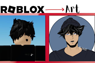 draw custom art of your mc, roblox, or oc