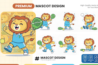 build complete mascot logo branding package, visual, packaging, and brand assets