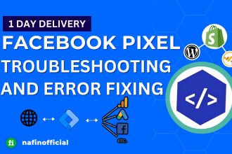 fix or setup facebook pixel and google analytics 4 ga4 ecommerce tracking