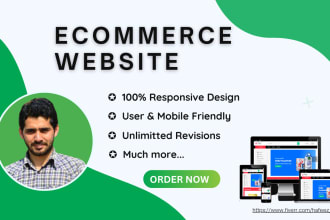 design and develop ecommerce website using woocommerce or 6 figure online store