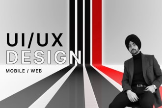 craft stunning UI and UX for mobile and web UI UX designer