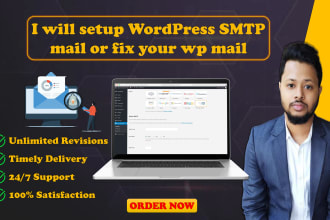 setup wordpress SMTP mail or fix your wp mail not to receive