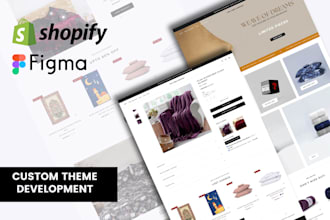 create a custom shopify website in shopify liquid with sections and settings