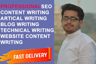 do article writing, blog writing, content writing for you