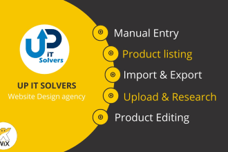do wix product upload, edit, listing at your ecommerce site