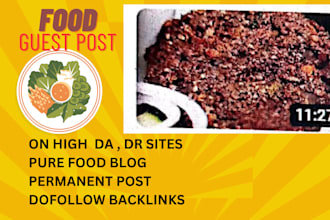 do high da, DR food guest post
