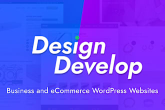 develop a professional wordpress website for your business