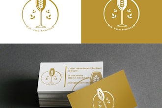 make a luxury logo for brand agriculture and farm