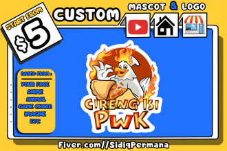 make special cartoon mascot character