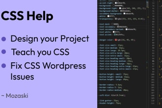 do anything css related