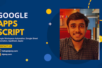 automate and optimize with my google apps script expertise