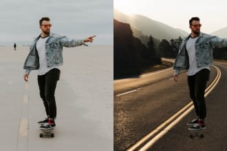background change, remove, object remove in photoshop