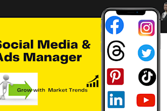 be your social media manager and ads manager