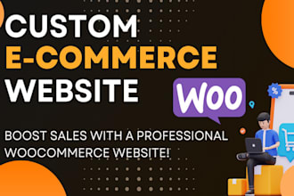 create a professional ecommerce website using woocommerce