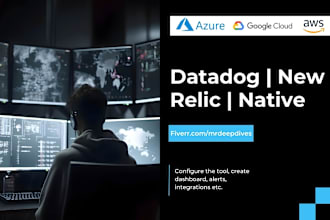 configure datadog monitor for infra and application