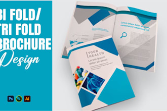 design a professional brochure, bifold, trifold, catalog, or proposal