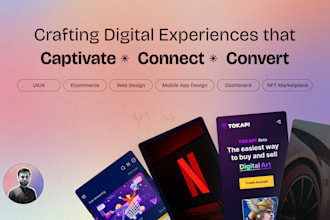 do mobile app design, dashboard, and website design
