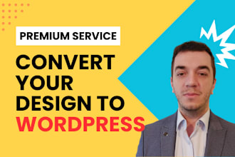 convert figma to wordpress, xd to wordpress, figma to elementor or divi